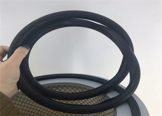 Cachetage Ring High Hardness en caoutchouc de silicone d'élément de filtre à huile de fibre de polyester