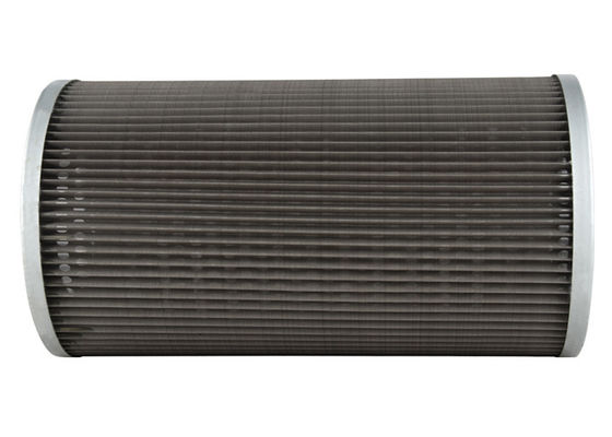Filtre intégré de l'acier inoxydable ISO9001, filtre inoxydable 12.44mg/Cm2 de tambour métallique