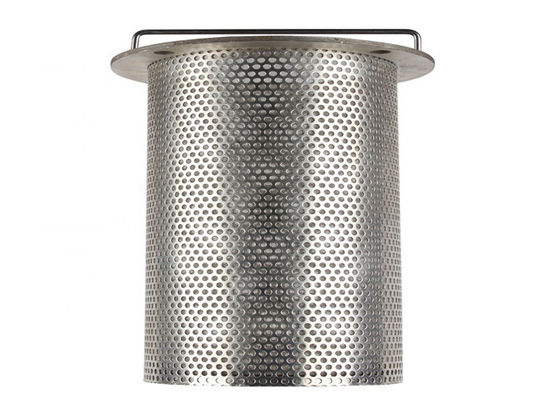 Élément filtrant d'acier inoxydable d'huile d'air 0,1 Um Filtraiton Accurancy 99,9%