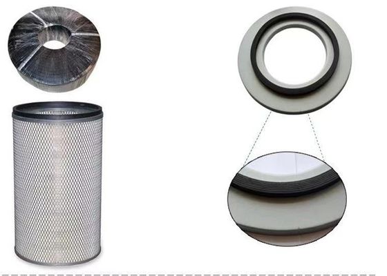 Joint anticorrosion de filtre à air, joints circulaires en caoutchouc noirs 10 - 25Mpa