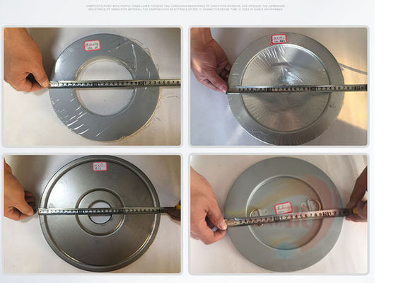 Le diamètre intérieur rond RoHs de la couverture 63.5mm de filtre de survêtement de place a approuvé