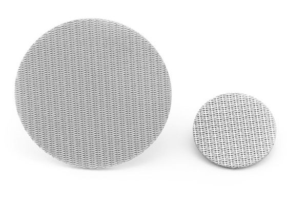 Filtre 0.0203-23.37mm Mesh Opening de fibre en métal d'armure de sergé