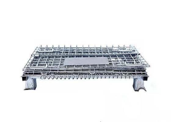 Bien mobilier de tri exprès de pied de poulie de ceinture de cage de palette en métal de stockage de logistique
