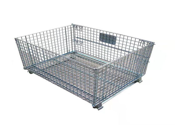 Bien mobilier de tri exprès de pied de poulie de ceinture de cage de palette en métal de stockage de logistique