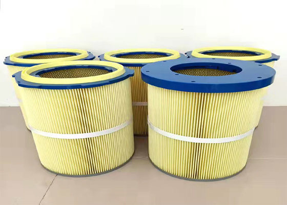Collecteur de poussière couvert par film de fumée de soudure de l'élément 99,8% de filtre à air de fibre de polyester