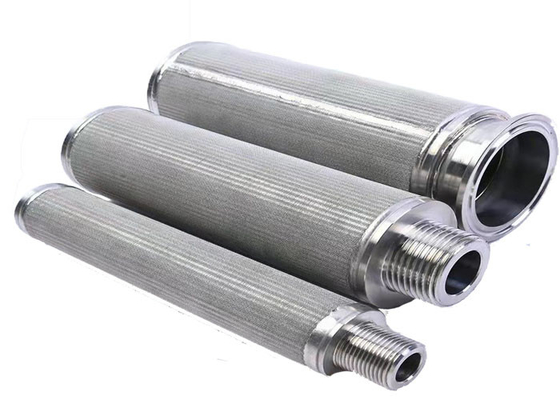 L'élément filtrant de l'acier inoxydable 304 a perforé le baril liquide de séparation de gaz
