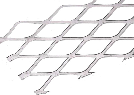 Diamond Shaped Hole 3.0mm Mesh Ceiling Of Curtain Wall en aluminium décoratif