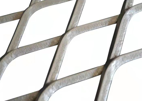 Bâtiment décoratif galvanisé de Mesh Mechanical Protection Diamond Tensile de fil de 0.8mm