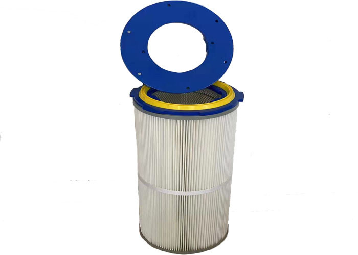 Équipement de séparation d'élément de filtre à air de nettoyage d'individu de ventilateur dans l'usine sidérurgique