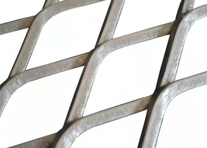 Bâtiment décoratif galvanisé de Mesh Mechanical Protection Diamond Tensile de fil de 0.8mm