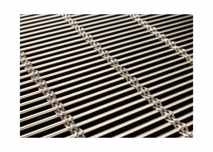 Métal net en arête de poisson net Mesh For Ceiling Curtain Wall décoratif de séparation