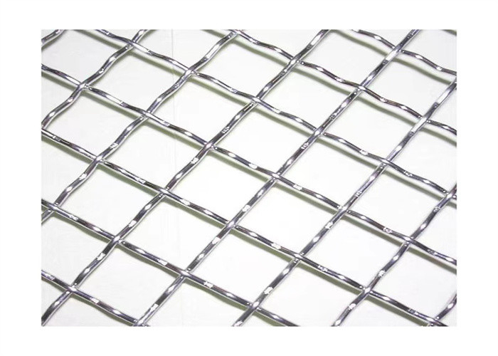 Fil tissé par Diamond Hole Corrugated Metal Crimped Mesh Decorative Steel Plate