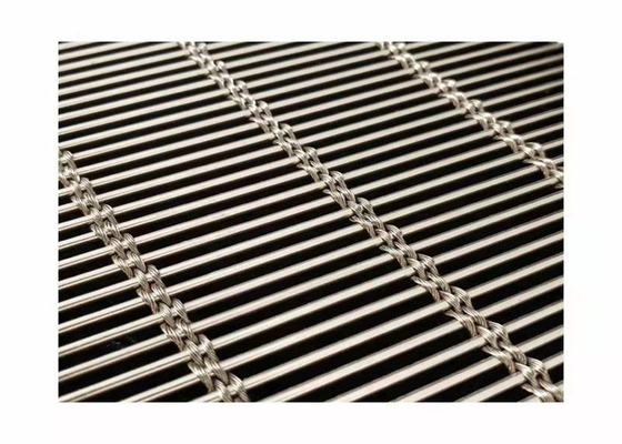 Métal net en arête de poisson net Mesh For Ceiling Curtain Wall décoratif de séparation